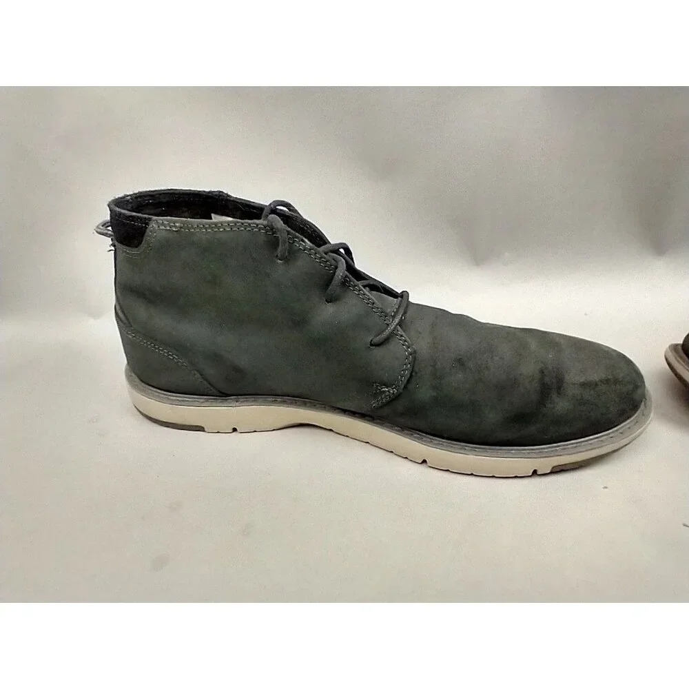 TOMS Men's Navi Moc Chukka Mens 13 Leather/Suede Lace Up Brown‎ Boots